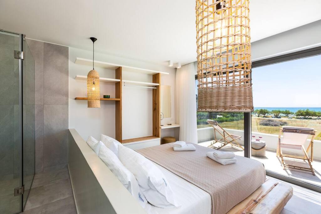 Villa Daphne-Naiades/ 2 Bedrooms,Luxury,Beachfront Plakiás Exterior foto